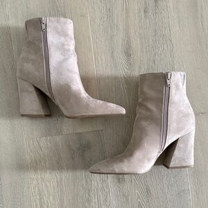 a new day Taupe Heeled Boots